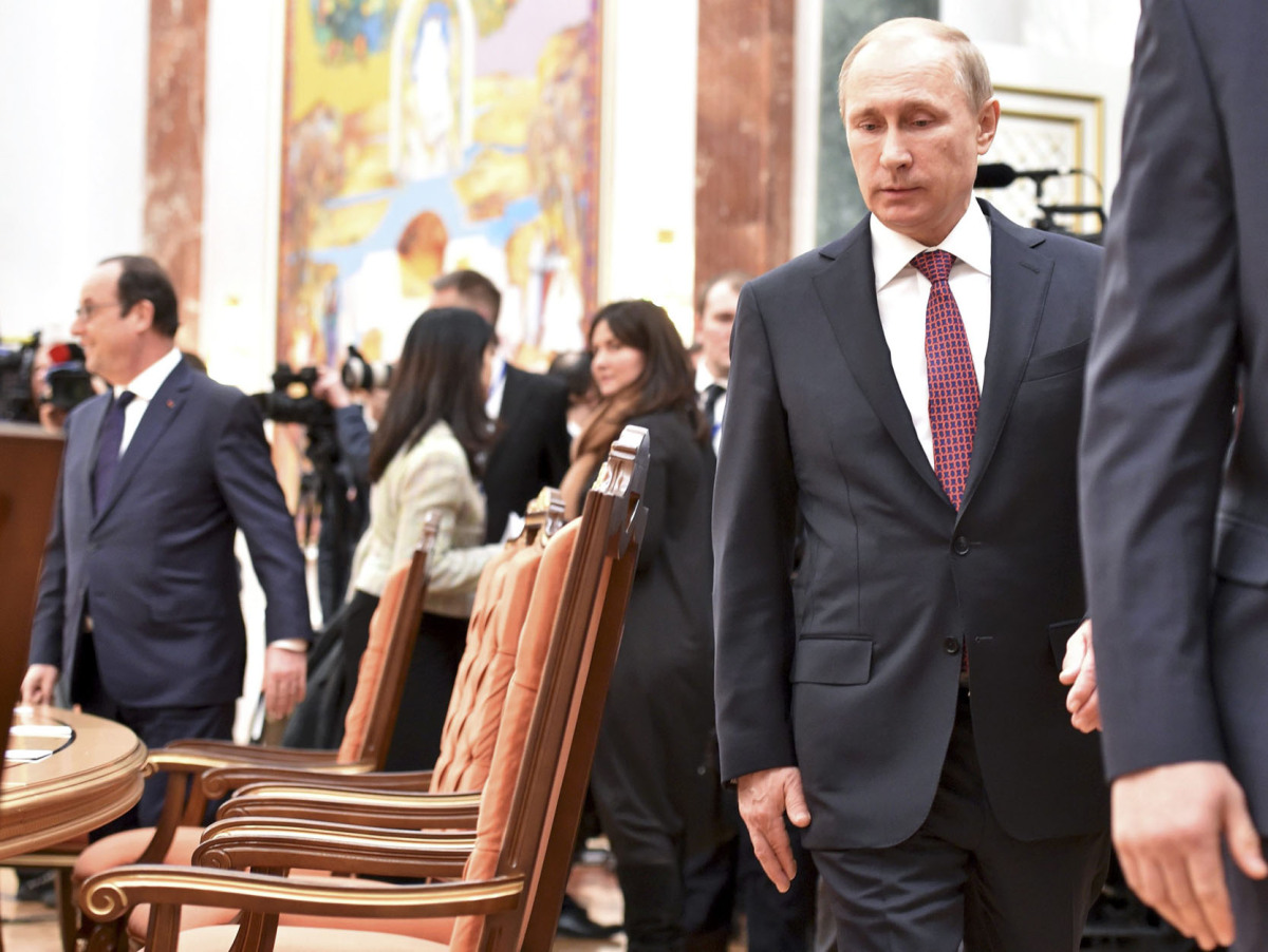 Minsk, ukrajinská kríza, Putin, Hollande
