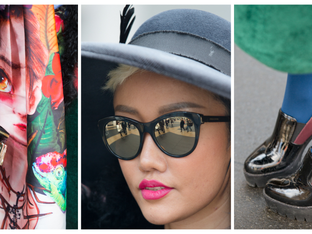 módny triptych - New York - Fashion Week - details