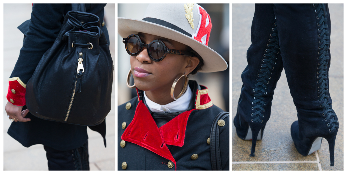 módny triptych - New York - Fashion Week - details