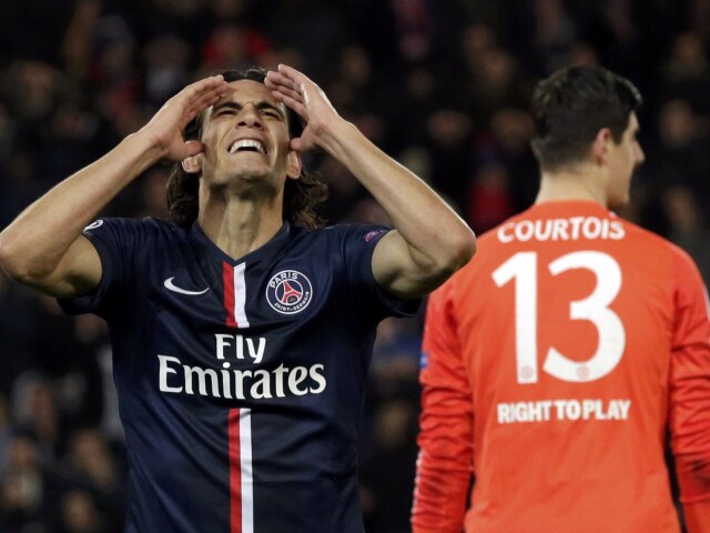 Edinson Cavain, Thibaut Courtois