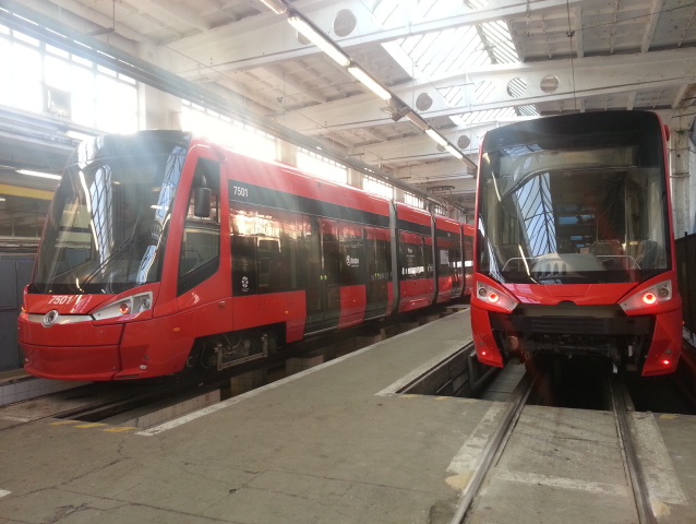 jednosmerná električka, obojsmerná električka, DPB, Dopravný podnik Bratislava, MHD, Bratislava
