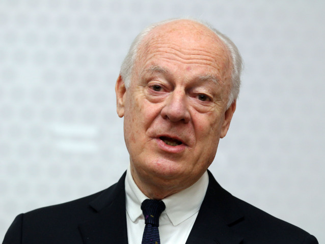 Sýria, BR OSN, Staffan de Mistura