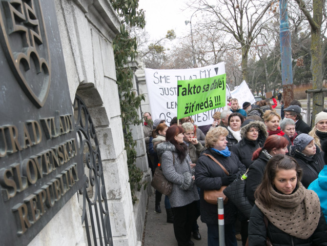 Štrajk, justícia, justiční zamestnanci, súdy, úradníci, jednodňový štrajk, ministerstvo spravodlivosti