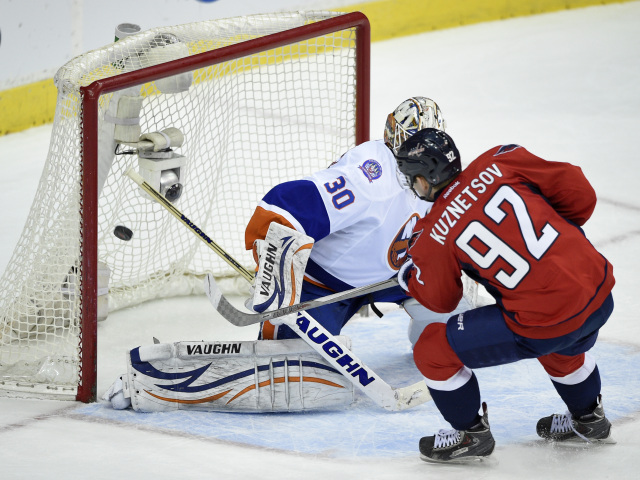 chad johnson, evgeny kuznetsov, nhl, washington capitals, new york islanders