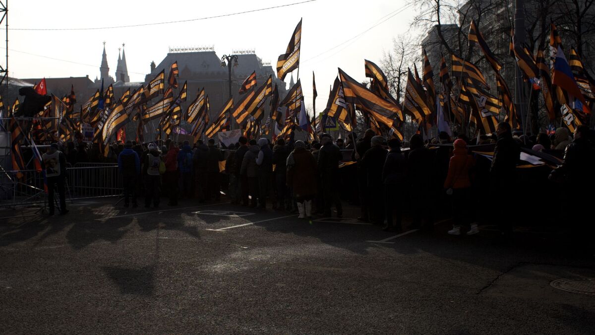 Moskva, Rusko, Antimajdan, demonštrácia, prostest, Majdan, Ukrajina