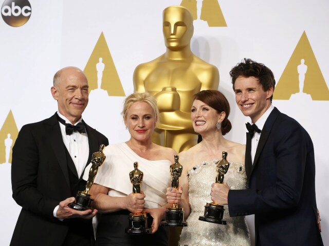 J.K. Simmons, Patricia Arquette, Julianne Moore a Eddie Redmayne