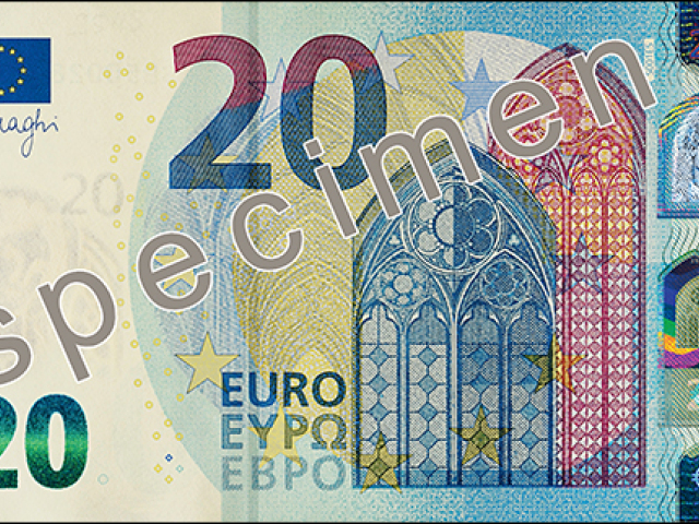 20 eur, bankovka, 