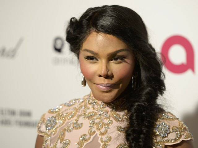 Raperka Lil' Kim na charitatívnej párty Eltona Johna v roku 2015.