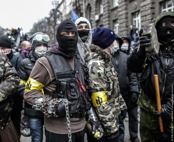 Ukrajina, Vlčí hák, Azov, povstalci