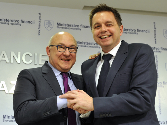 Michel Sapin, Peter Kažimír