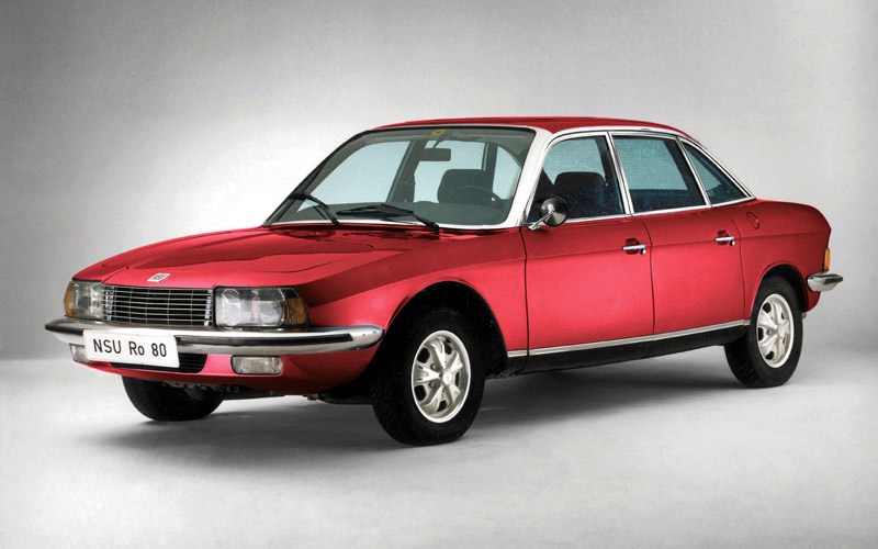 V roku 1967 vyvolal dizajn Ro80 z pera Klausa Lutha, neskoršieho dizajnéra Audi, poriadny rozruch. Strecha sa akoby vznášala nad kabínou so štíhlymi stĺpikmi a veľkými oknami.