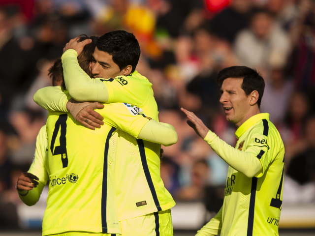 Ivan Rakitič, Luis Suárez, Lionel Messi