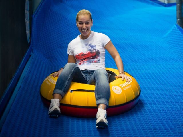 Dominika Cibulkova si vyskusala sankarsku drahu