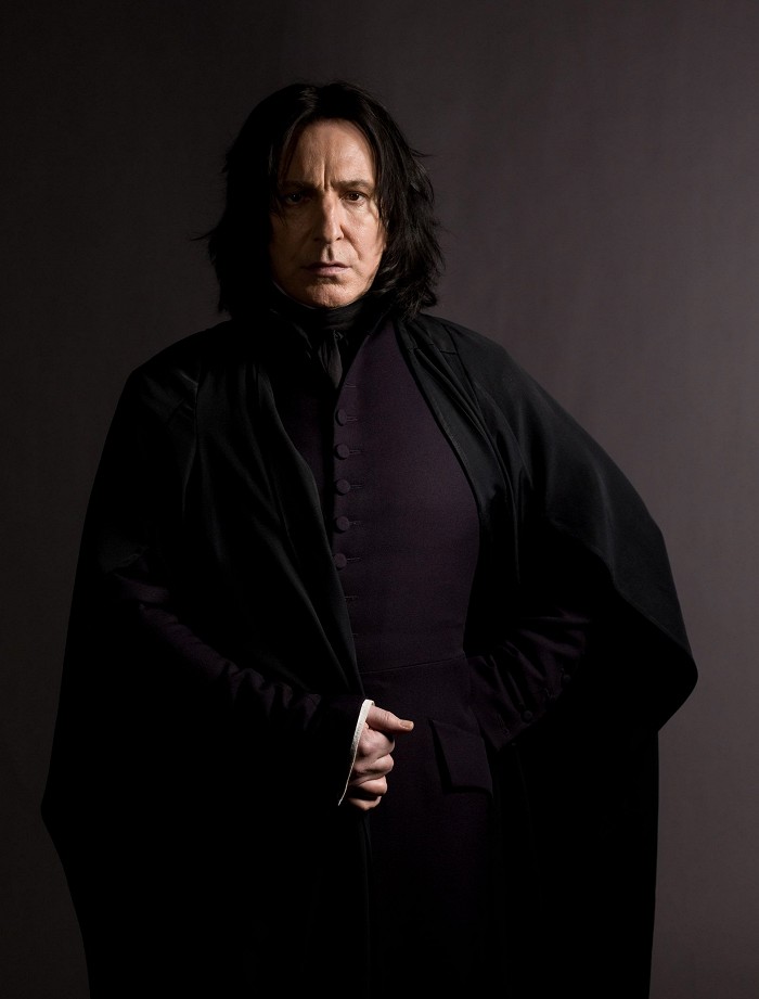 Alan Rickman v sérii Harry Potter.