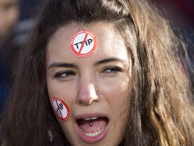 TTIP, Belgicko, protest, demonštrácia