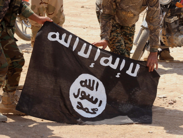 Islamská štát, islamisti, vlajka, zástava, Irak,