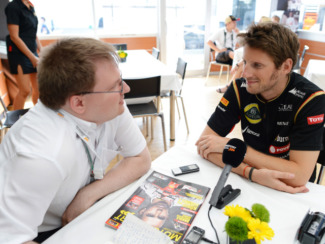Stephan Heublein a Romain Grosjean