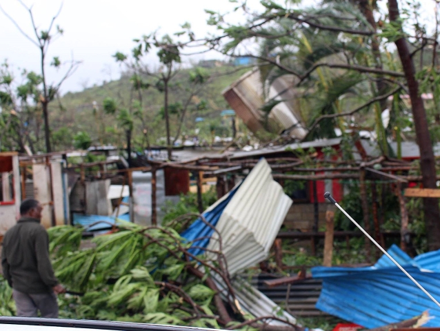 Vanuatu, tropická búrka Pam, cyklón, víchor, hurikán, tajfún, Port Vily