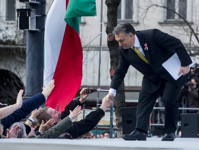 Maďarsko, Budapešť, Viktor Orbán, protest, demonštranti,
