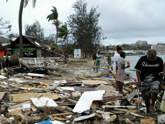 Vanuatu, cyklón Pam, tropická búrka, Port Vila