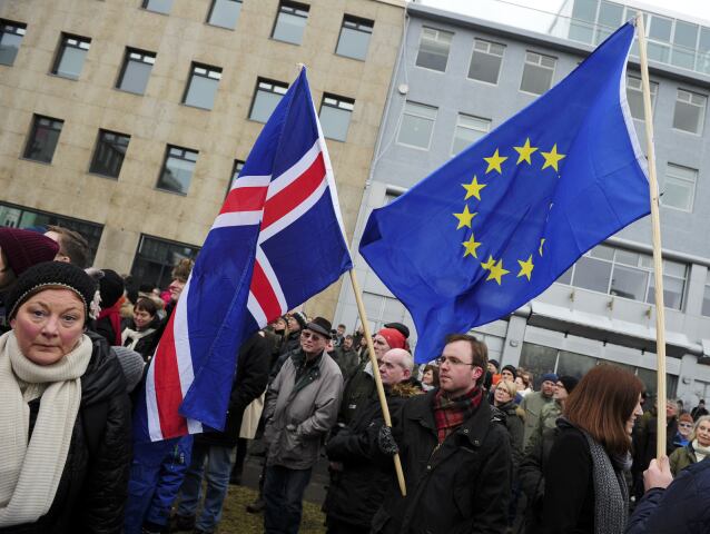 Reykjvavík, Island, protest