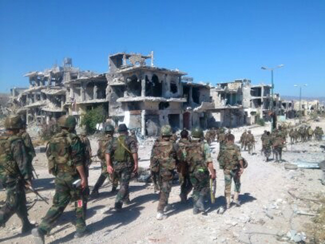 Sýria, Homs, vojaci