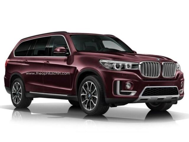 BMW X7 - ilustrácia Theo Chin