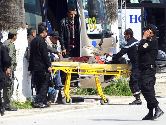 Tunisko, Tunis, múzeum, Bardo, zranený, polícia, záchranka,