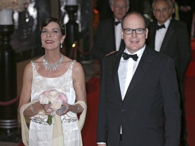 knieža Albert a jeho sestra - princezná Caroline