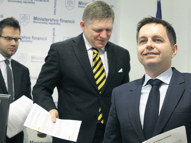 Martin Filko, Robert Fico, Peter Kažimír