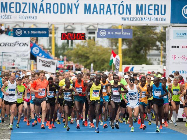 Košický maratón, maratón, bežci