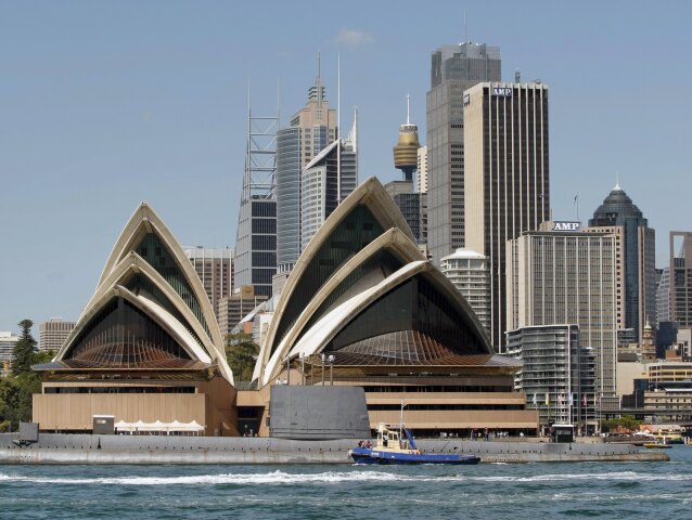Sydney, Austrália, ponorka