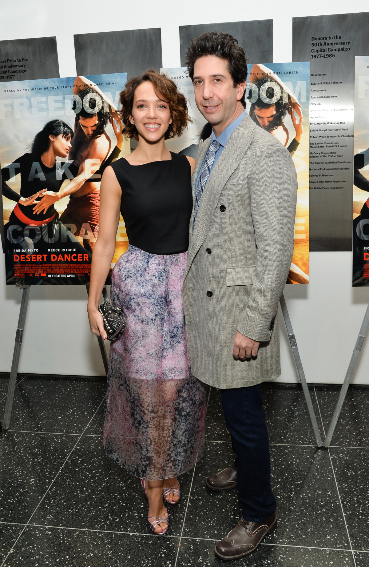 David Schwimmer a jeho manželka Zoe Buckman