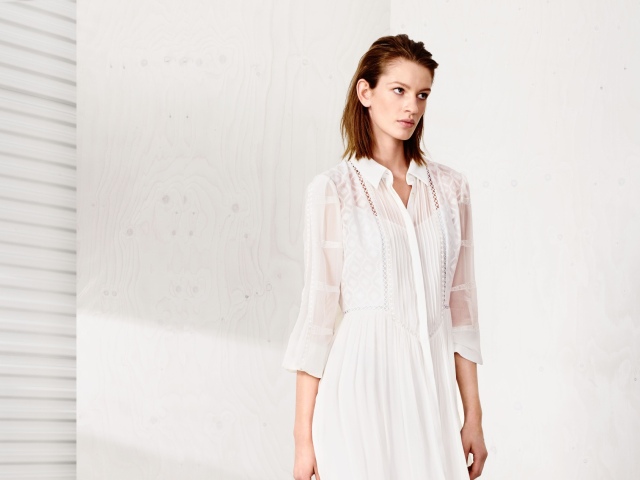 broderie englaise - anglická výšivka - trend - jar -leto 2015 - 