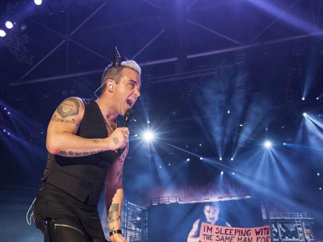 Robbie Williams v Bratislave.