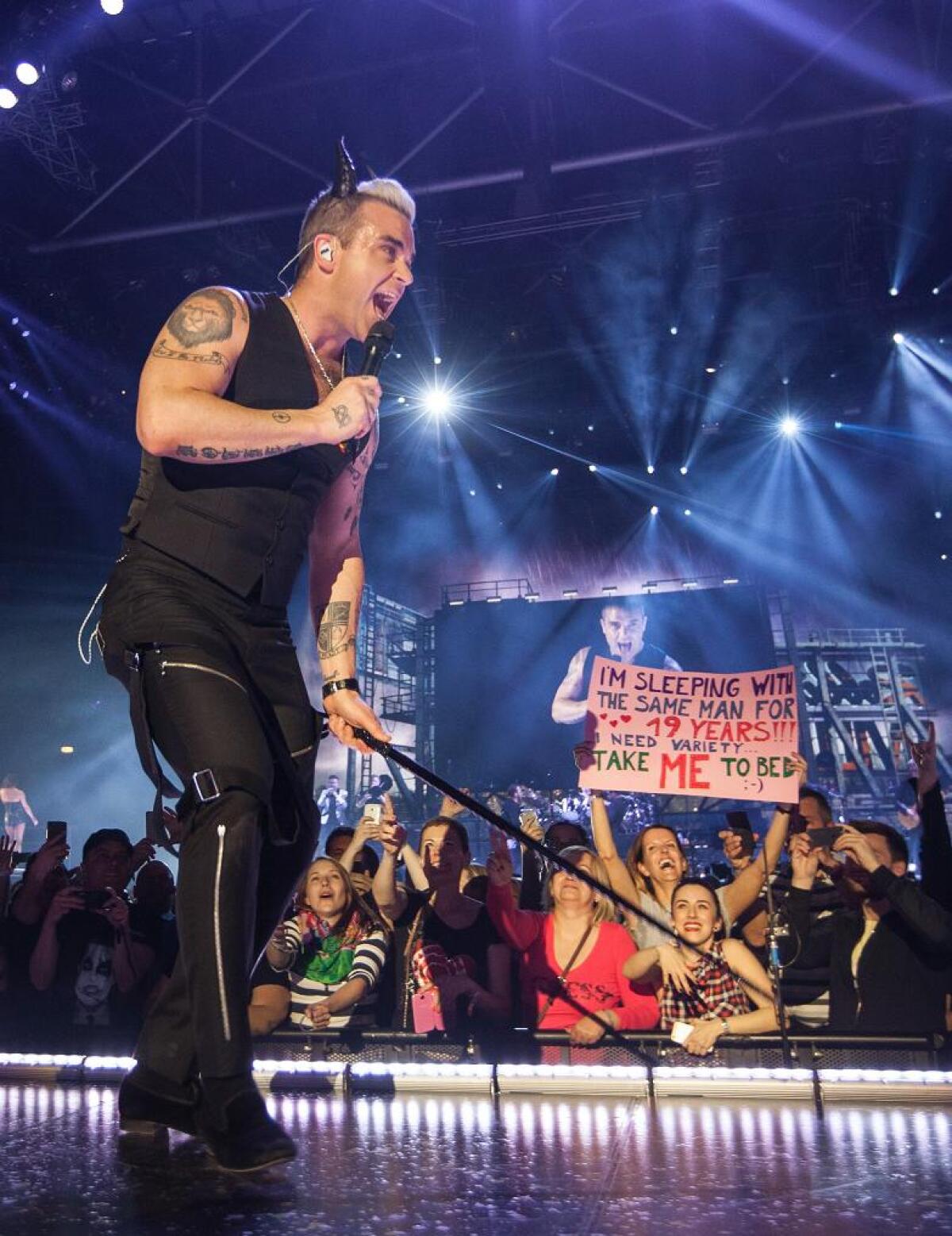 Robbie Williams v Bratislave.