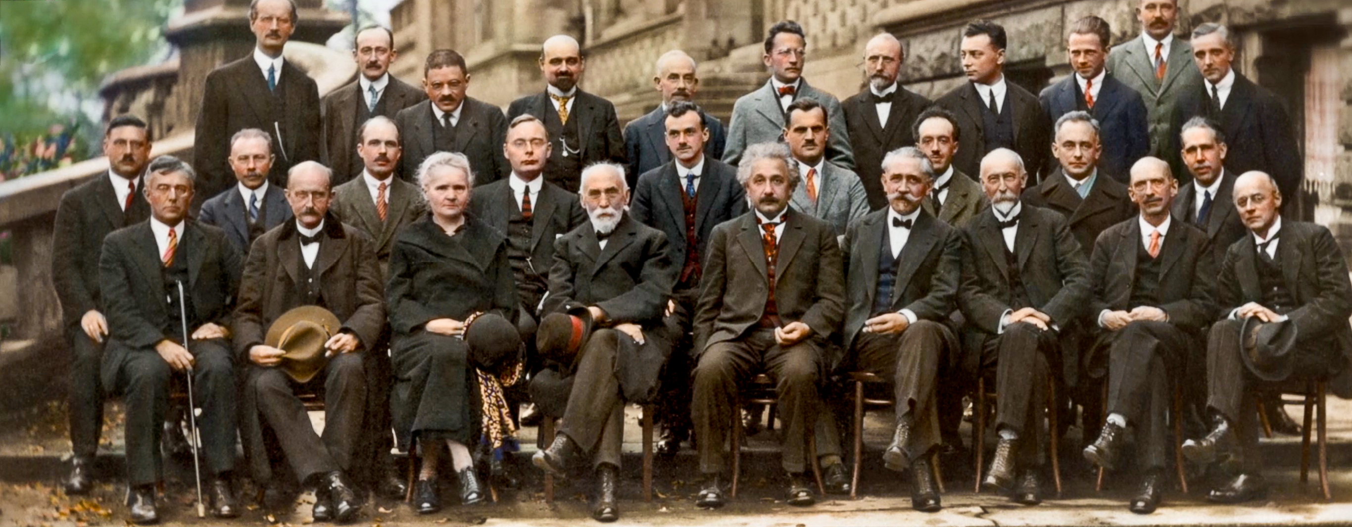 V roku 1927 na konferencii v Solvay.