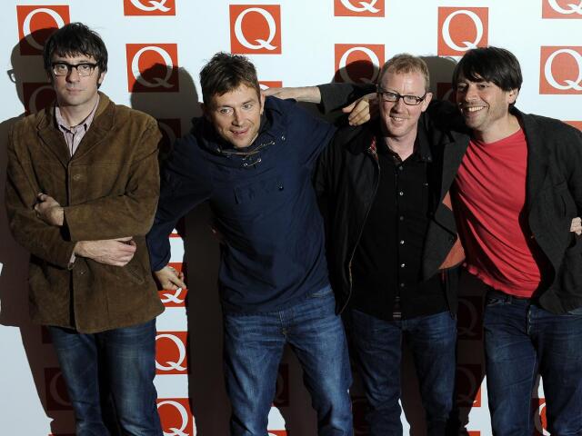 Blur Graham Coxon, from left, Damon Albarn, Dave Rowntree and Alex James