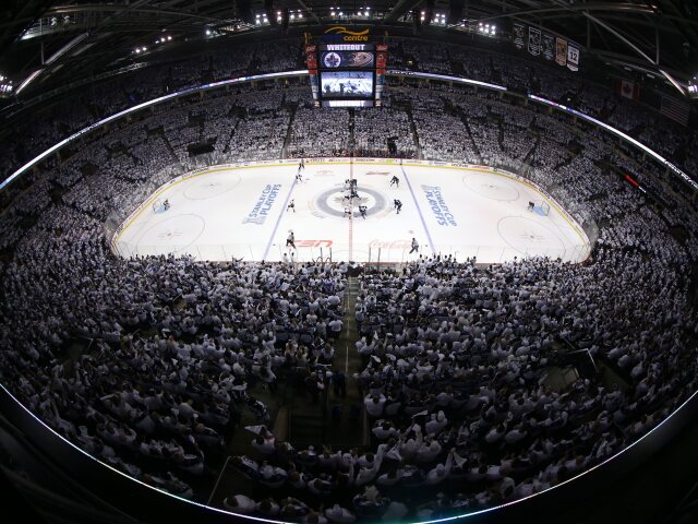 Winnipeg Jets, hokejová hala, fanúšikovia, ilustračná foto