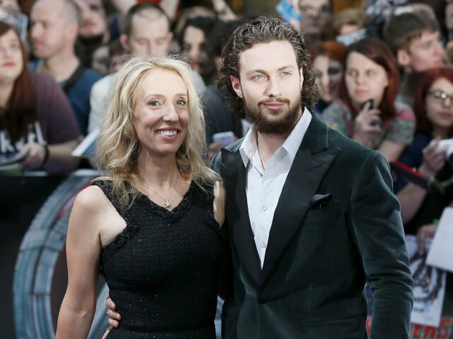 Herec Aaron Taylor-Johnson a jeho manželka - režisérka Sam.