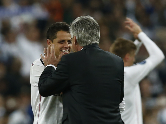 Carlos Ancelotti, Javier Hernández Chicharito