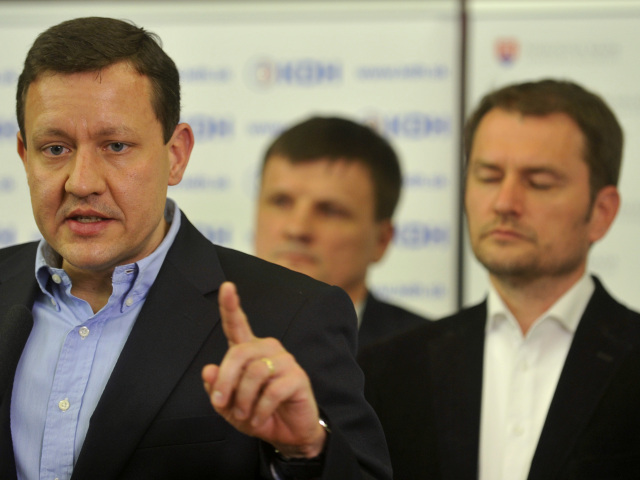 Daniel Lipšic, Igor Matovič, Alojz Hlina