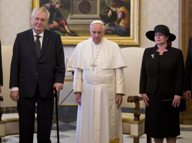Miloš Zeman, pápež František