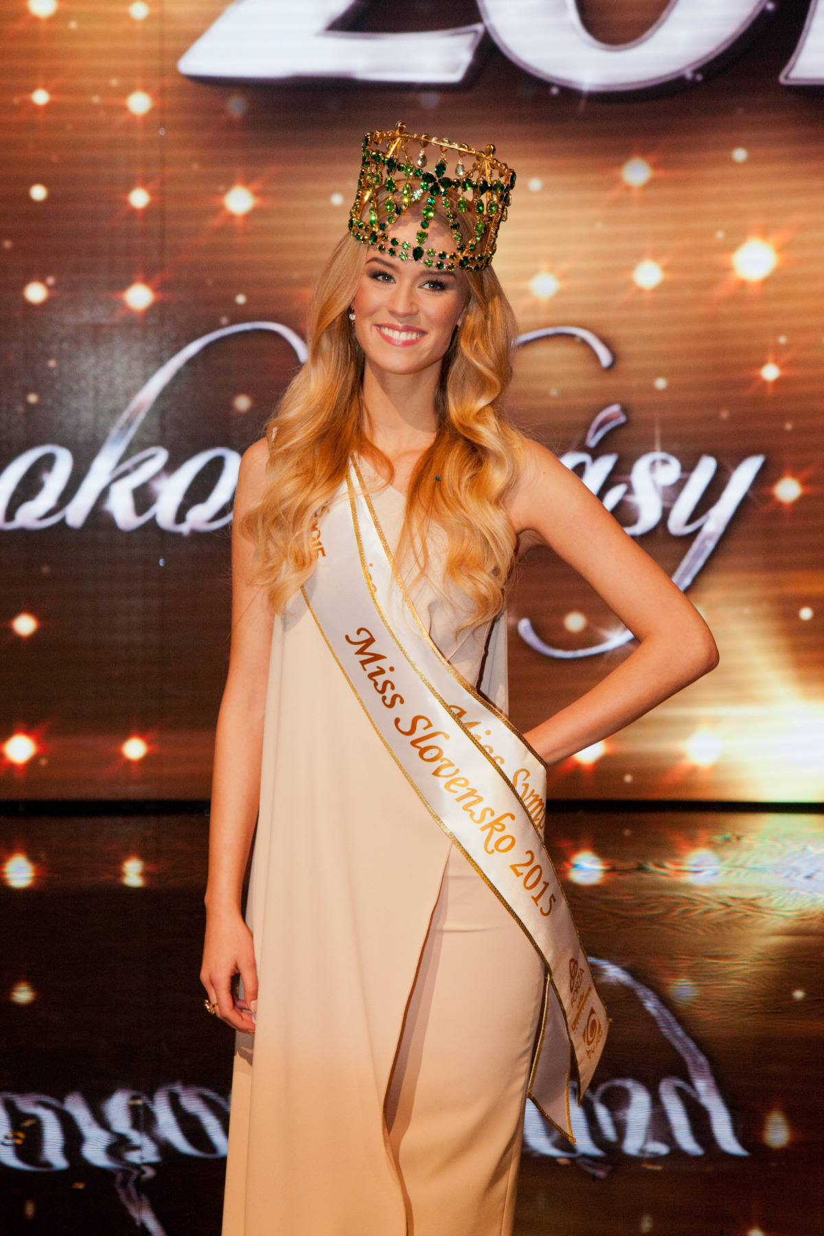 Miss Slovensko 2015 Lujza Straková.