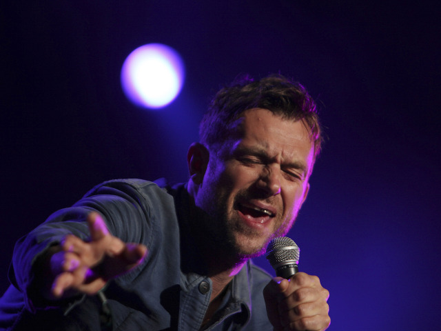 Mexico Music Hudobník Damon Albarn z kapely Blur.