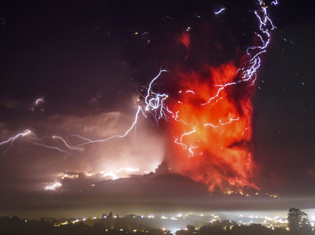 sopka Calbuco, Čile