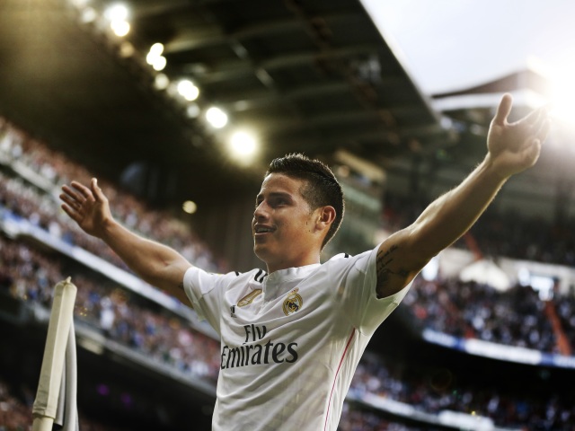 james rodríguez, real madrid, santiago bernabeu