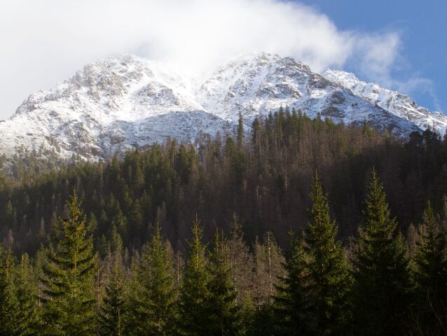Vysoké Tatry, zima, hory, sneh, turistika, túry,
