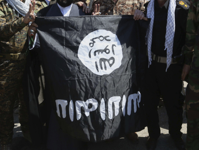 Islamský štát, islamisti, Irak, islamskí extrémisti, vlajka, zástava