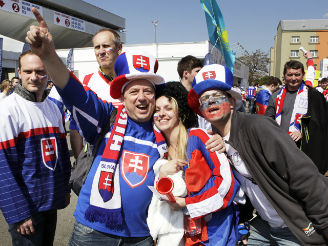 slovenskí fanúšikovia, hokej, MS 2015, Ostrava